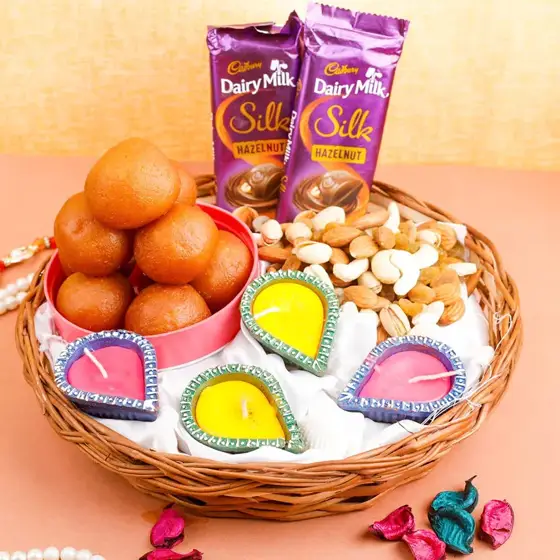 Diya & Sweets Hamper